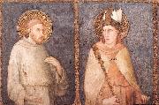 Simone Martini St Francis and St Louis of Toulouse oil painting reproduction